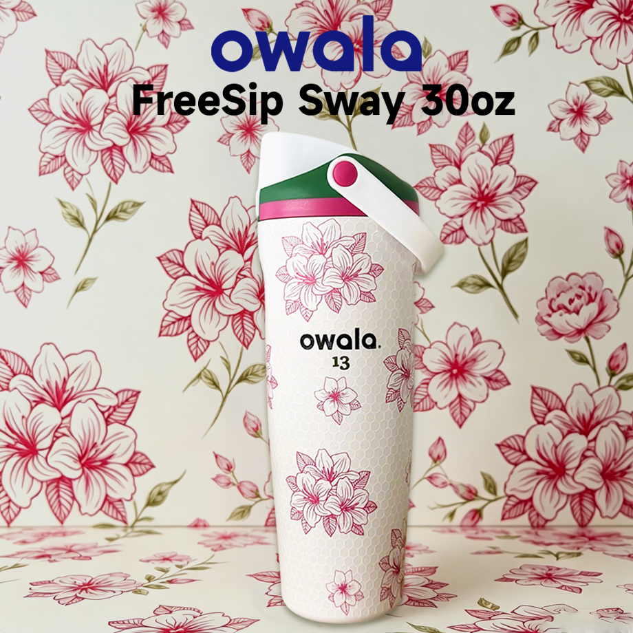Owala FreeSip Sway 30oz (887ml) ขวดน้ำสแตนเลส กันหก เก็บร้อน-เก็บเย็น พร้อมส่ง ของแท้ 100%