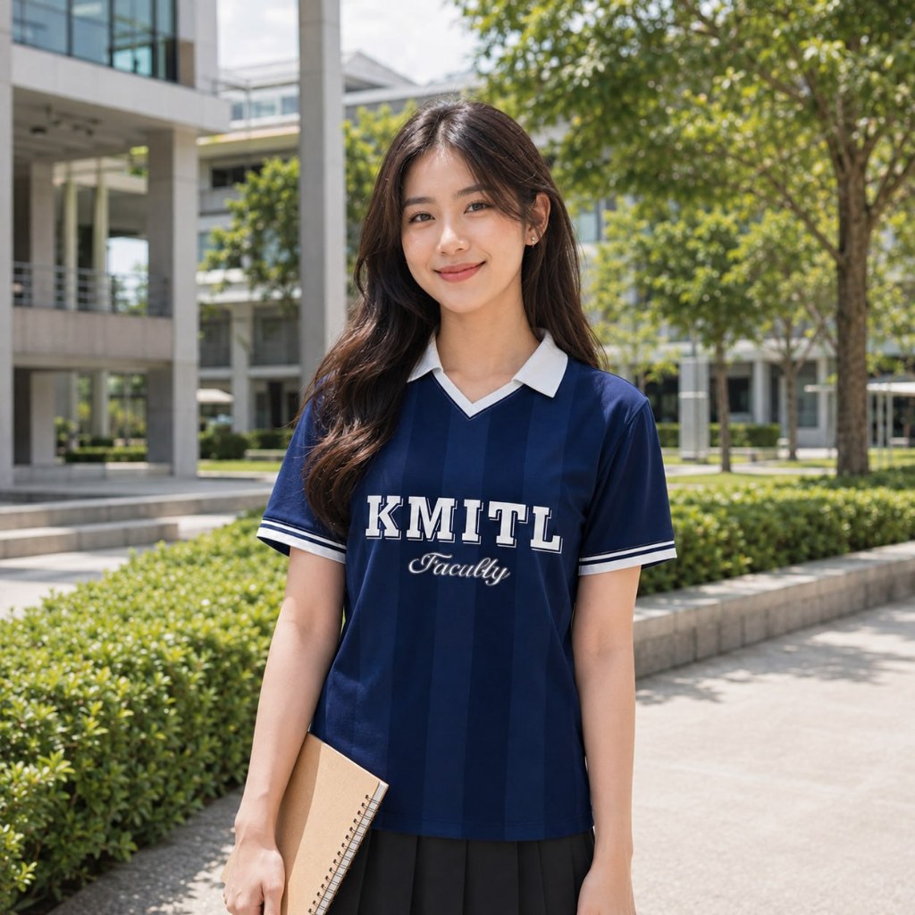 เสื้อ พระจอมเกล้าเจ้าคุณทหารลาดกระบัง ใส่ ชื่อ เบอร์ ชื่อคณะ ฟรี! แจ้งในแชท KMITL Custom Shirt ผลิตใ