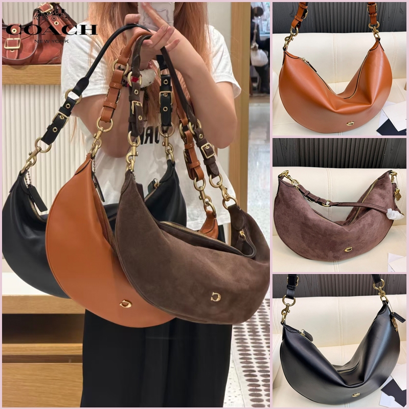 แท้ 💯% COACH 48 PAIGE crossbody bag กระเป๋าสะพายข้างสำหรับผู้หญิง ความจุขนาดใหญ่