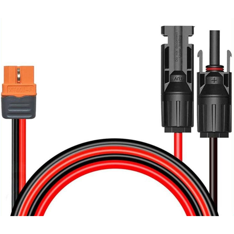 1.5m ตัวเชื่อมต่อพลังงานแสงอาทิตย์กับสายเคเบิลอะแดปเตอร์ XT60i สําหรับ Ecoflow RIVER 2 Max/RIVER 2 P