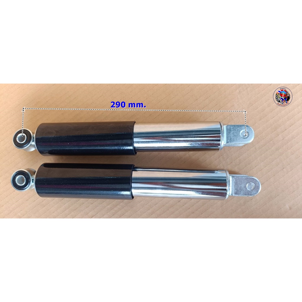 โช๊คหลังดำ YAMAHA YL2 YL2G YL3 YB80 YB90 YB100 REAR SHOCK ABSORBER "BLACK"