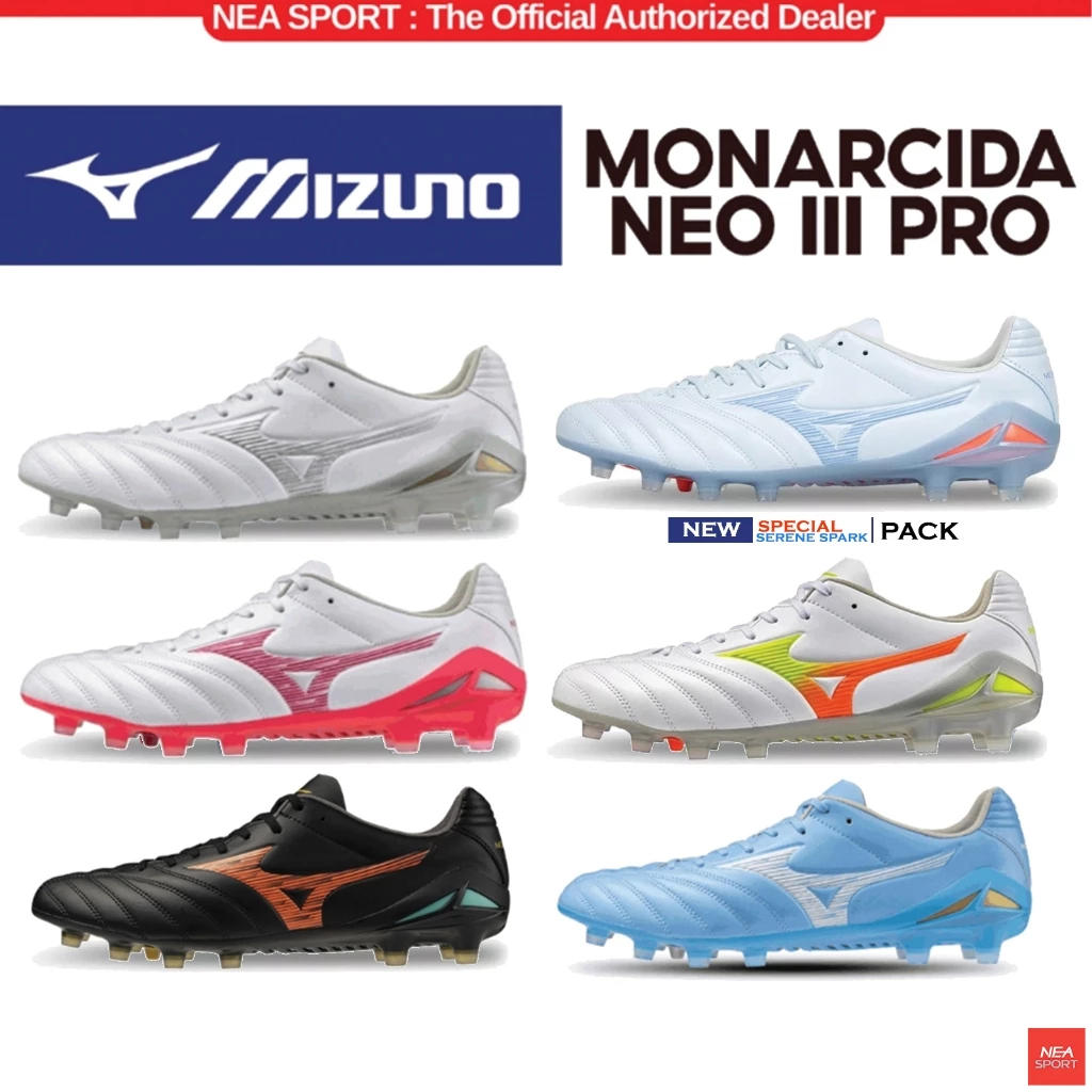 [ลิขสิทธิ์แท้] MIZUNO MONARCIDA NEO III PRO รองเท้าฟุตบอล สตั๊ด มิซูโน่ แท้
