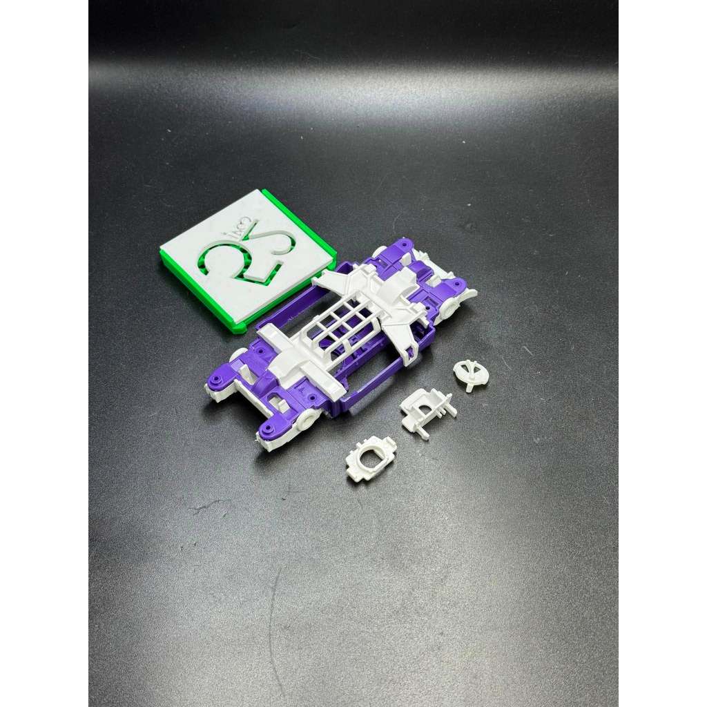 Tamiya mini 4WD MS-L Suspension (white purple)