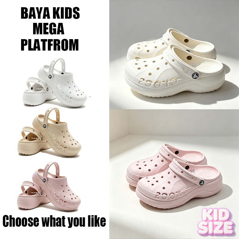 CRO C S Classic Clog รองเท้าแตะฤดูร้อน เด็ก/หญิง พร้อมส่ง COD ส่งฟรี รับประกัน