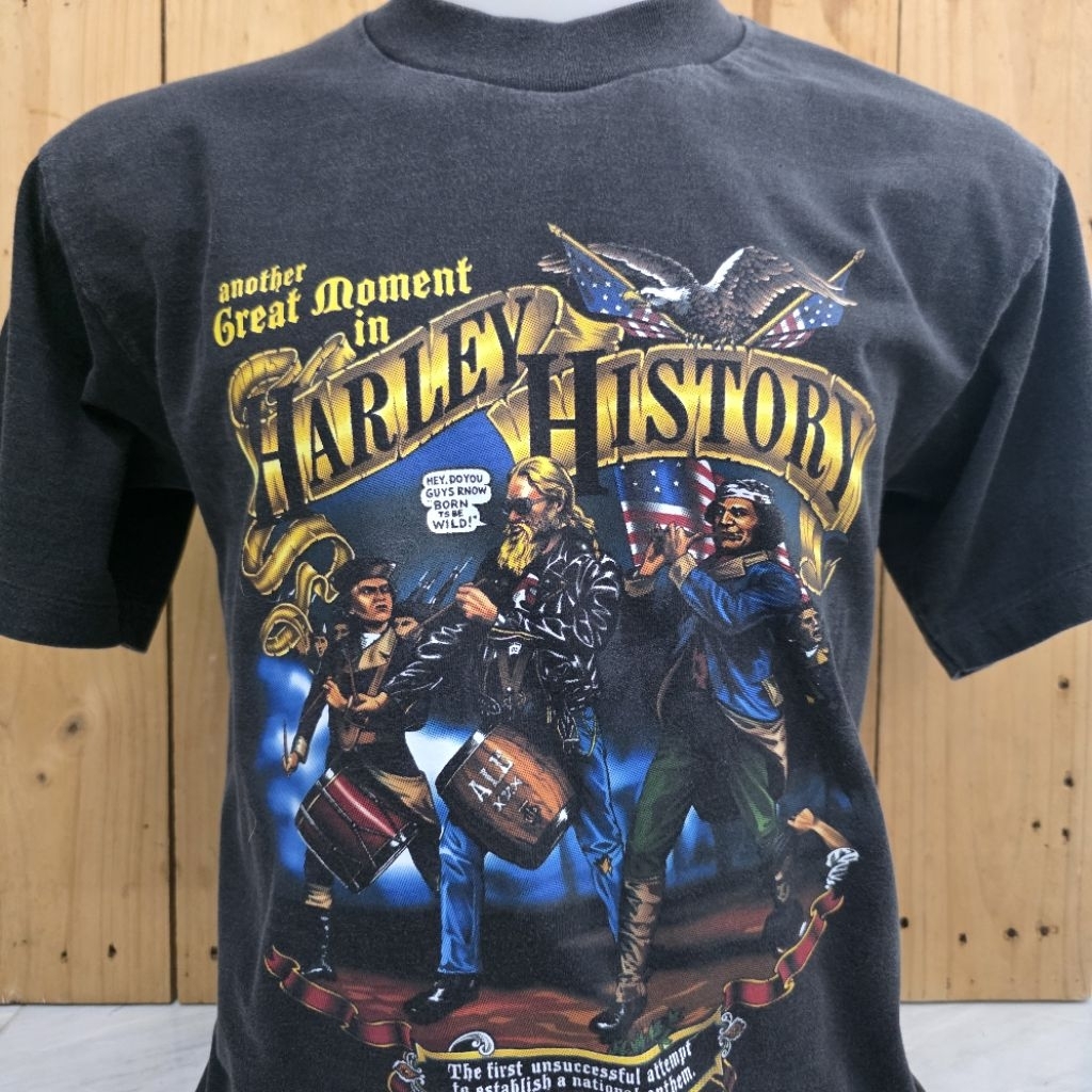 เสื้อฟอกเฟด เสื้อ3d ลายhistory ผ้าcotton  ไม่มีตะเข็บข้างชายเย็บเดี่ยว Man ผู้ชาย Clothing คอกลม แขนสั้น