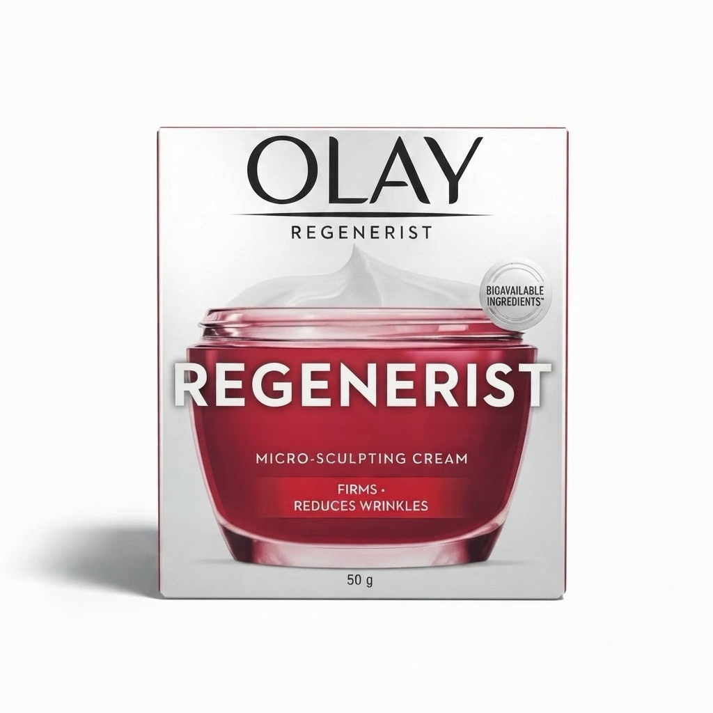 Olay Regenerist Micro-Sculpting Cream 50 g. โอเลย์ รีเจนเนอรีส ครีมบำรุงผิวหน้า เพื่อผิวเรียบเนียนกระชับ