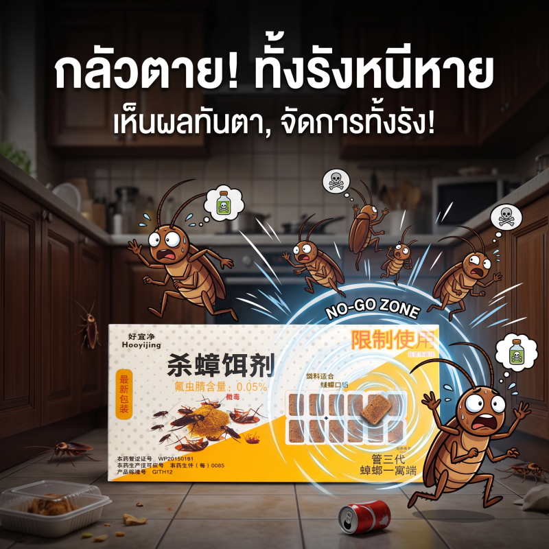 บ้านไม่มีแมลงสาบอีก! -MM- ยาฆ่าแมลงสาบ กำจัดแมลงสาบ ฆ่าแมลงสาบ ยากำจัดรังแมลงสาบ ยากำจัดแมลงสาบ ยาแมลงสาบ