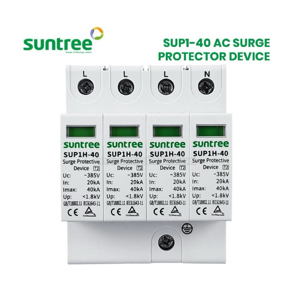 Suntree SUP1-40 AC Surge Protection Device 4P 385V  / 2P 275V