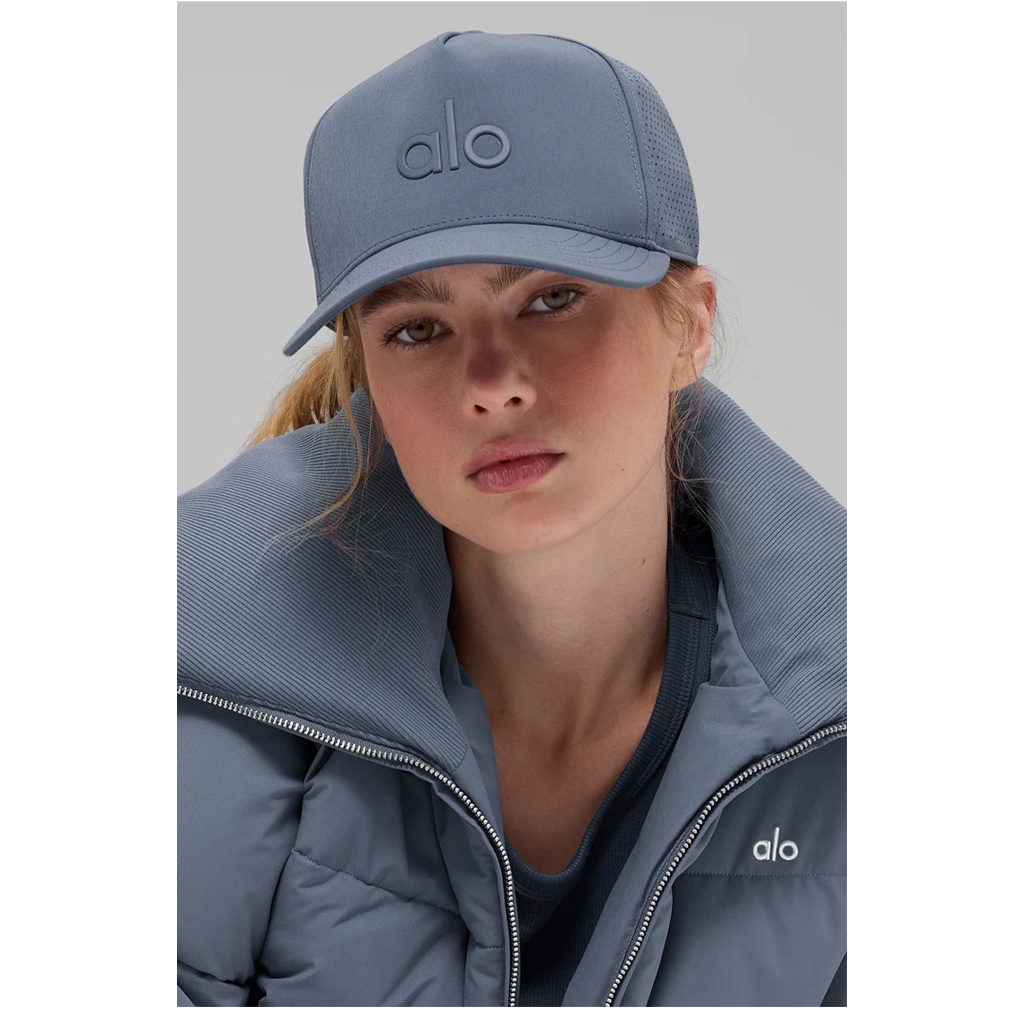 Alo Quick-Drying Mesh Duckbill Hat for Men in Summer with a Widened Brim for Sun Protection