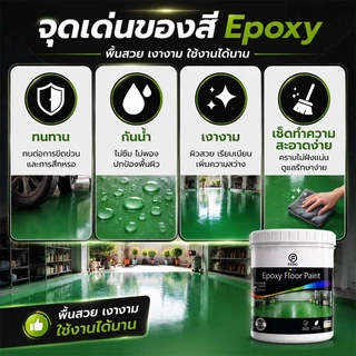 ShieldPro สีทาพื้นปูน 1kg สีเหลืองเงาเด่นชัด สูตรสะท้อนแสง ทาเส้นความปลอดภัย ช่องจอดรถ ยึดเกาะแน่น แถมฟรีอุปกรณ์