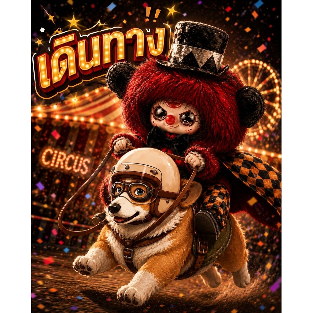 🚛กล่อง เดินทาง ❤️❤️BBT Circus 400% สวยงาม น้องๆหลายแบบ