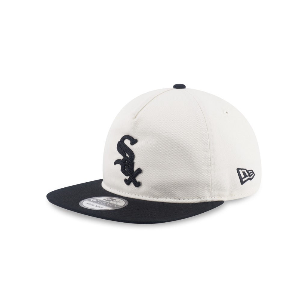 หมวกแก๊ป New Era รุ่น Chicago White Sox 2-Tone Black Visor Chrome White 19Twenty Cap