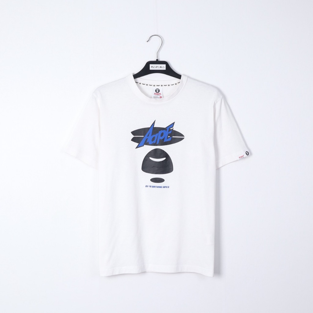 เสื้อยืด T-shirt AAPE ของแท้ 100% สภาพใหม่ Premium [AAPE M 19/26] | MOPOKO
