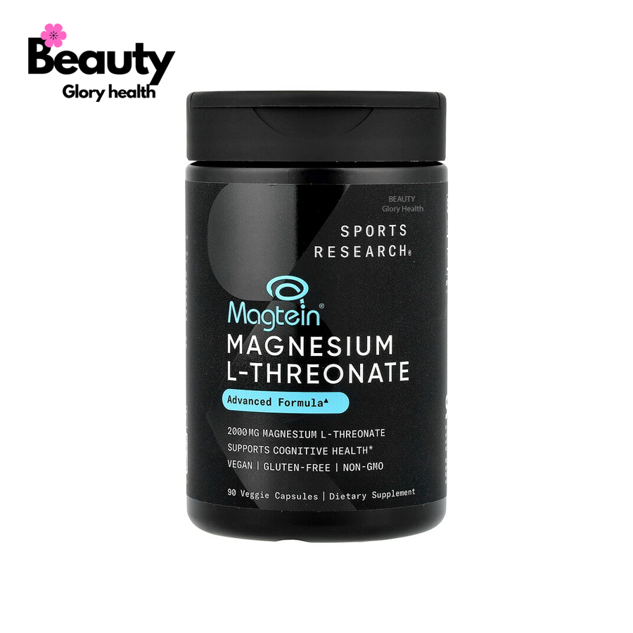 Sports Research, Magtein®, Magnesium L-Threonate, 90 Veggie Capsules (666 mg per Capsule)