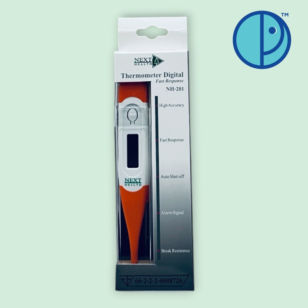 Next HealthThermometer Digital Fast Response NH-201 เน็คซท เฮ็ลธ ปรอทดิจิตอลปลายอ่อน รุ่น เอ็นเอช 201