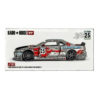KAIDO HOUSE x MINI GT | Nissan Skyline GT-R (R34) Kaido Star Racing V1 197
