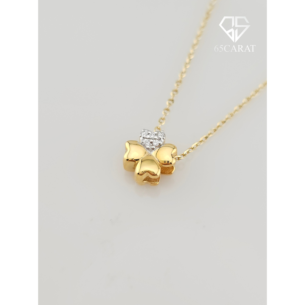 🍀 65CARAT - Four-Leaf Clover Diamond Pendant 🍀PD004130826