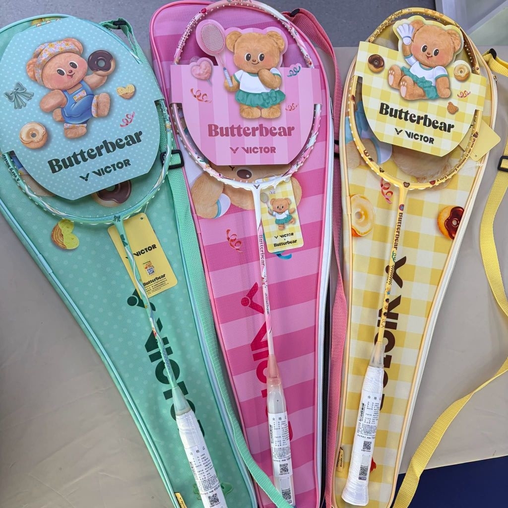 VICTOR X Butterbear Collection ไม้แบดมินตัน รุ่น ARS-Butterbear l/TK-Butterbear E/R  แท้ 💯%