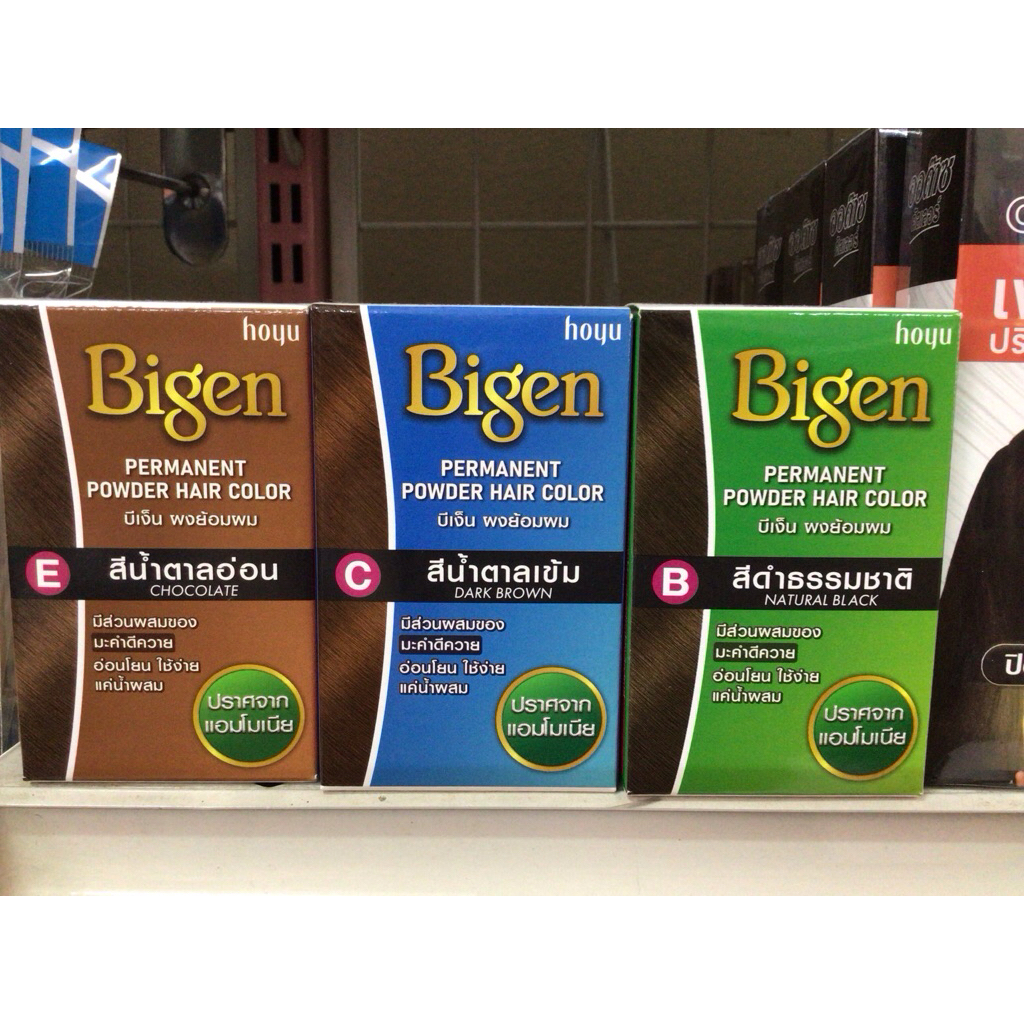 Bigen Permanent Powder Hair Color บีเง็น ผงย้อมผม 6 กรัม