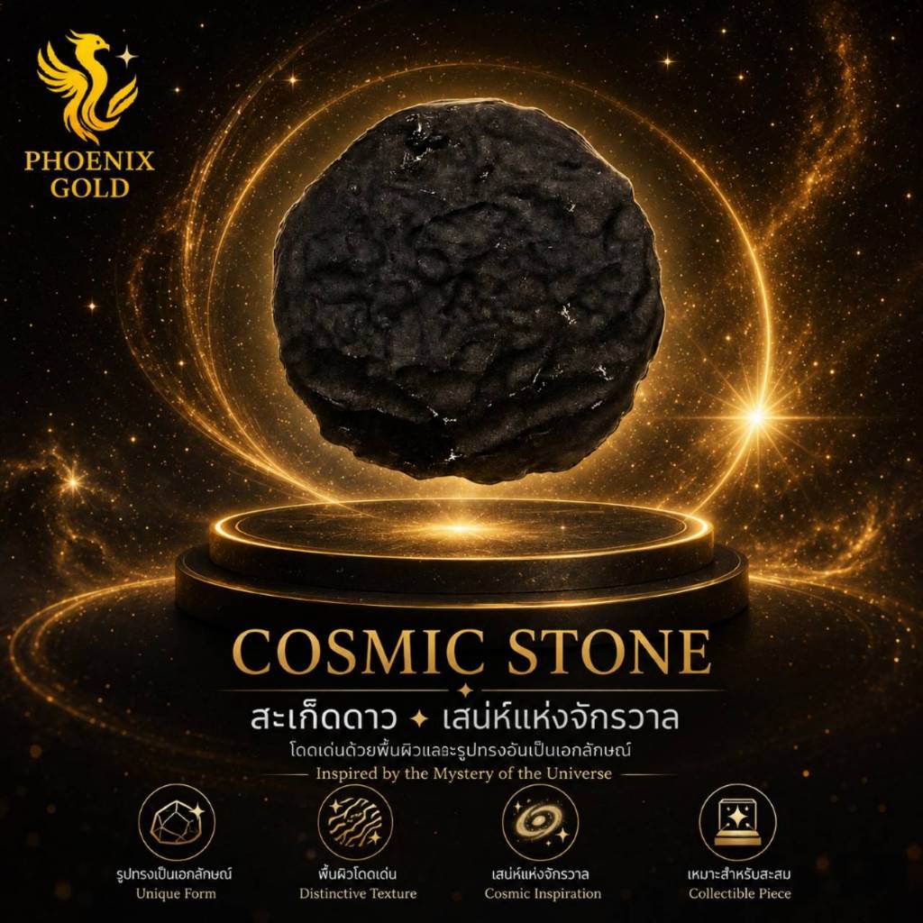 สะเก็ดดาวแท้ Tektite หินธรรมชาติพรีเมียม พลังจักรวาล ปรับสมดุลพลังงาน เสริมความมั่นใจ พลังบวก สะสม