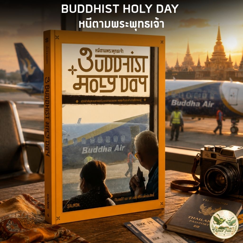 📚 Buddhist Holy Day หนีตามพระพุทธเจ้า | หนังสือมือ 1 มีซีล | พร้อมส่งจาก AmorFati21