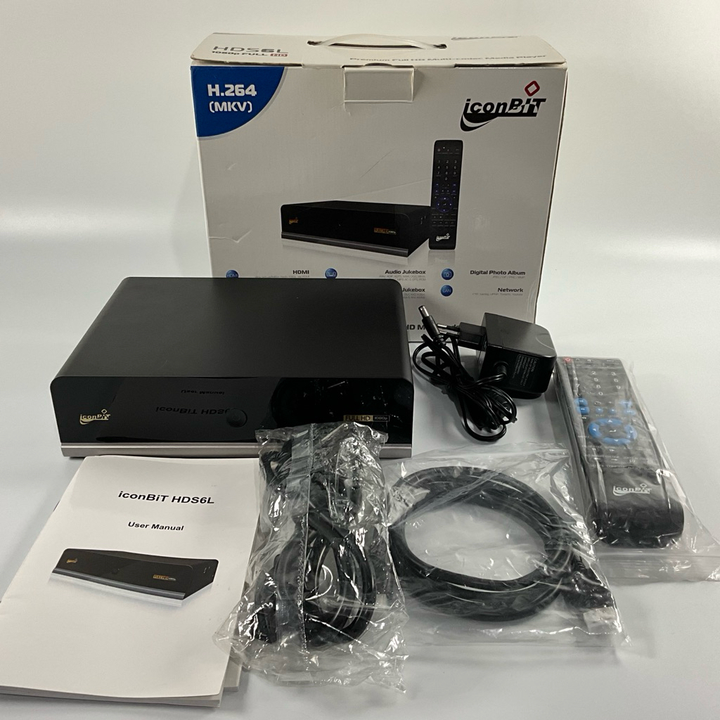 iconBiT HDS6L เครื่องเล่นสื่อมัลติมีเดีย Media Player Full HD 1080p รองรับ H.264 MKV