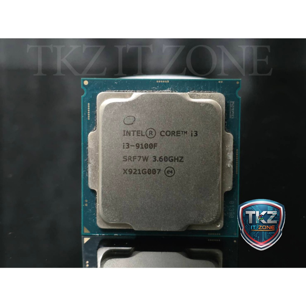 ซีพียู(CPU) intel core i3 9100F  มือสอง (socket 1151V2)