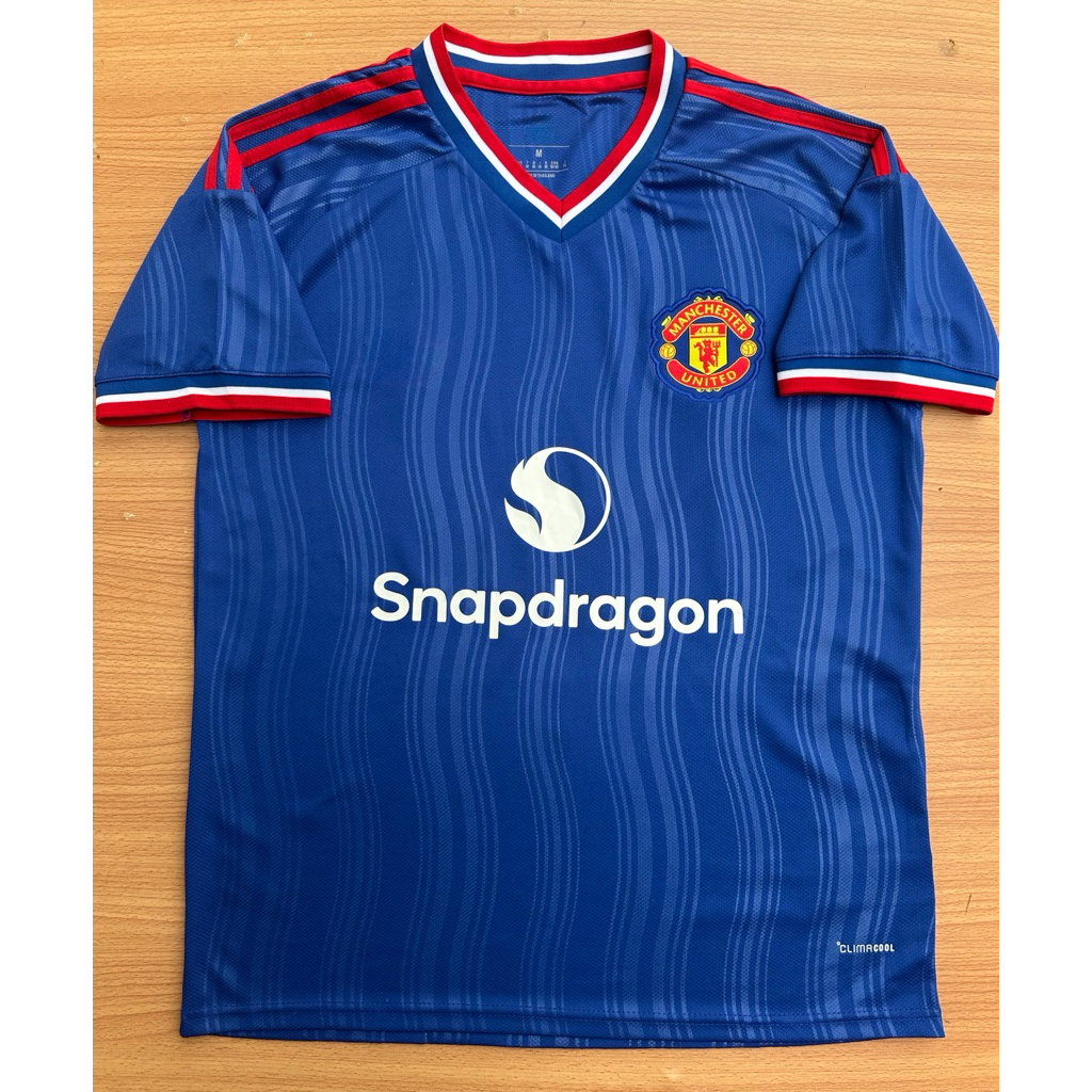 เสื้อผีแดง แมนยู M-U Away AAA เกรดแฟนบอล ฤดูกาลใหม่ 2026 ถ่ายรูปจากสินค้าจริง
