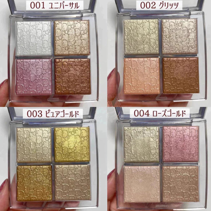DIOR Backstage Glow Face Palette ไฮไลท์พาเลตต์ ผิวโกลว์ โทนอุ่น สีพีชส้ม เหมาะกับผิวเอเชีย ของแท้ พร้อมส่ง