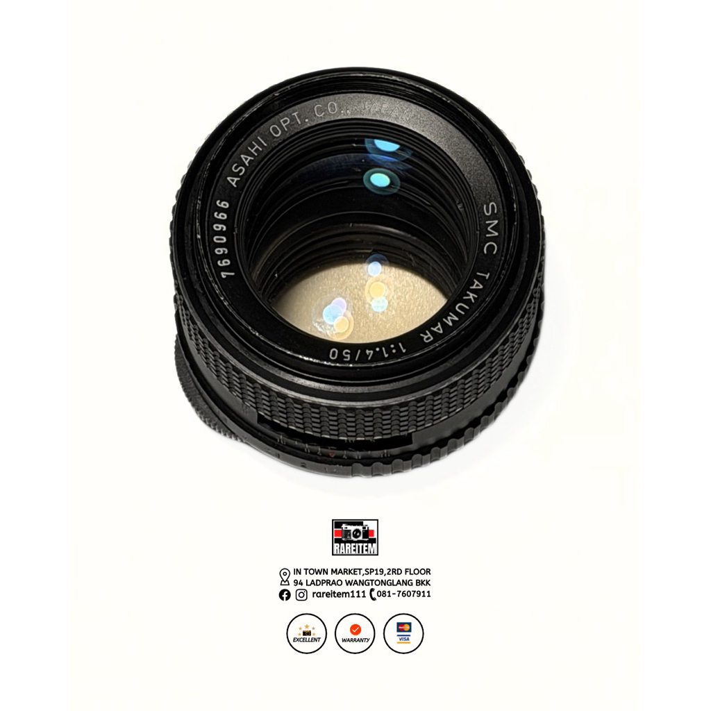 🔥 [Rare Item] ขายเลนส์มือหมุนตำนาน SMC Takumar 50mm f/1.4 (Asahi OPT. CO., Japan)