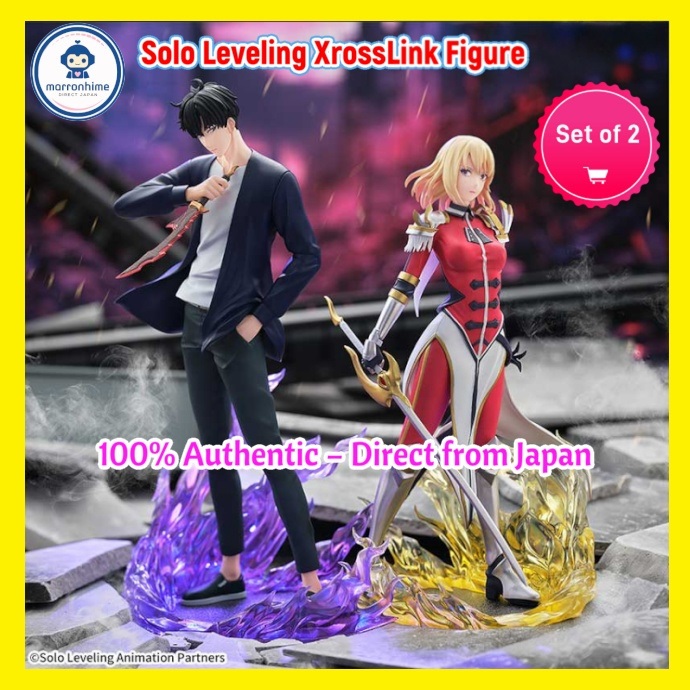 SEGA Solo Leveling XrossLink Sung Jinwoo Cha Hae In Figure Set New Japan