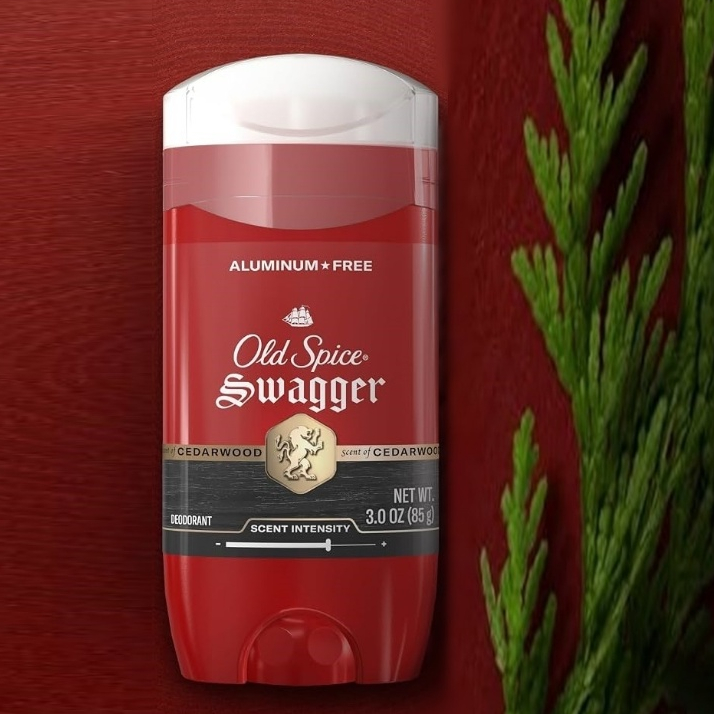 เนื้อฟ้า ของใหม่ ของแท้  โรออน Old Spice Men's Deodorant Aluminum-Free  Swagger 85g