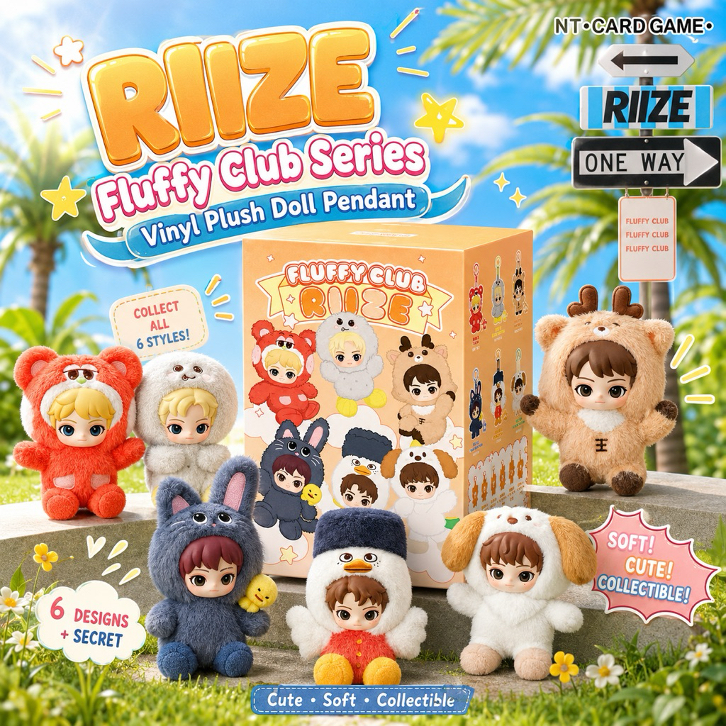 [ พร้อมส่งจากช็อปไทย ] RIIZE Fluffy Club Series