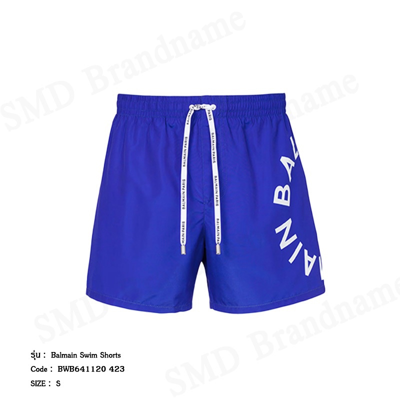 Balmain กางเกงขาสั้นผู้ชาย รุ่น Balmain Swim Shorts Code : BWB641120 423