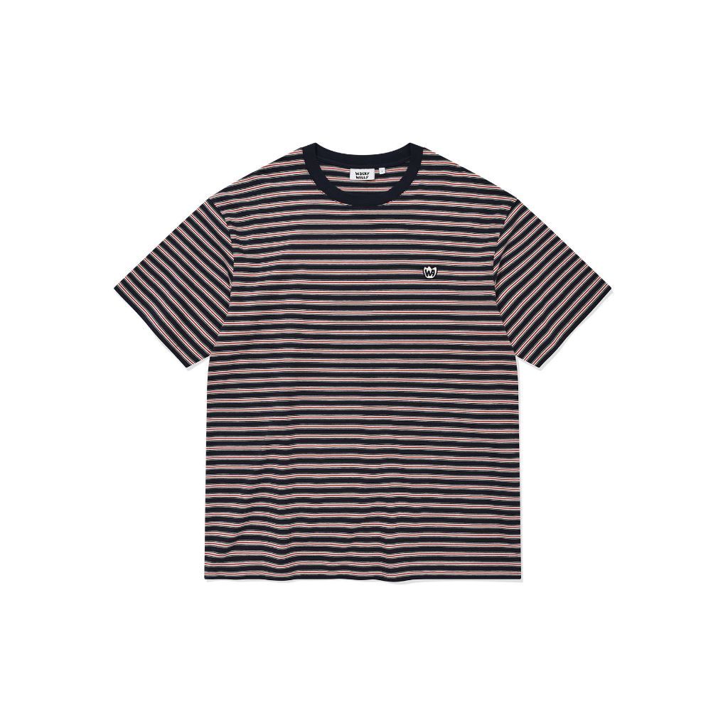 WACKY WILLY เสื้อยืดรุ่น Multi-Pin Stripe Short Sleeve T-Shirt Navy (80112SMPSSU_S6NAXX) — صورة 6