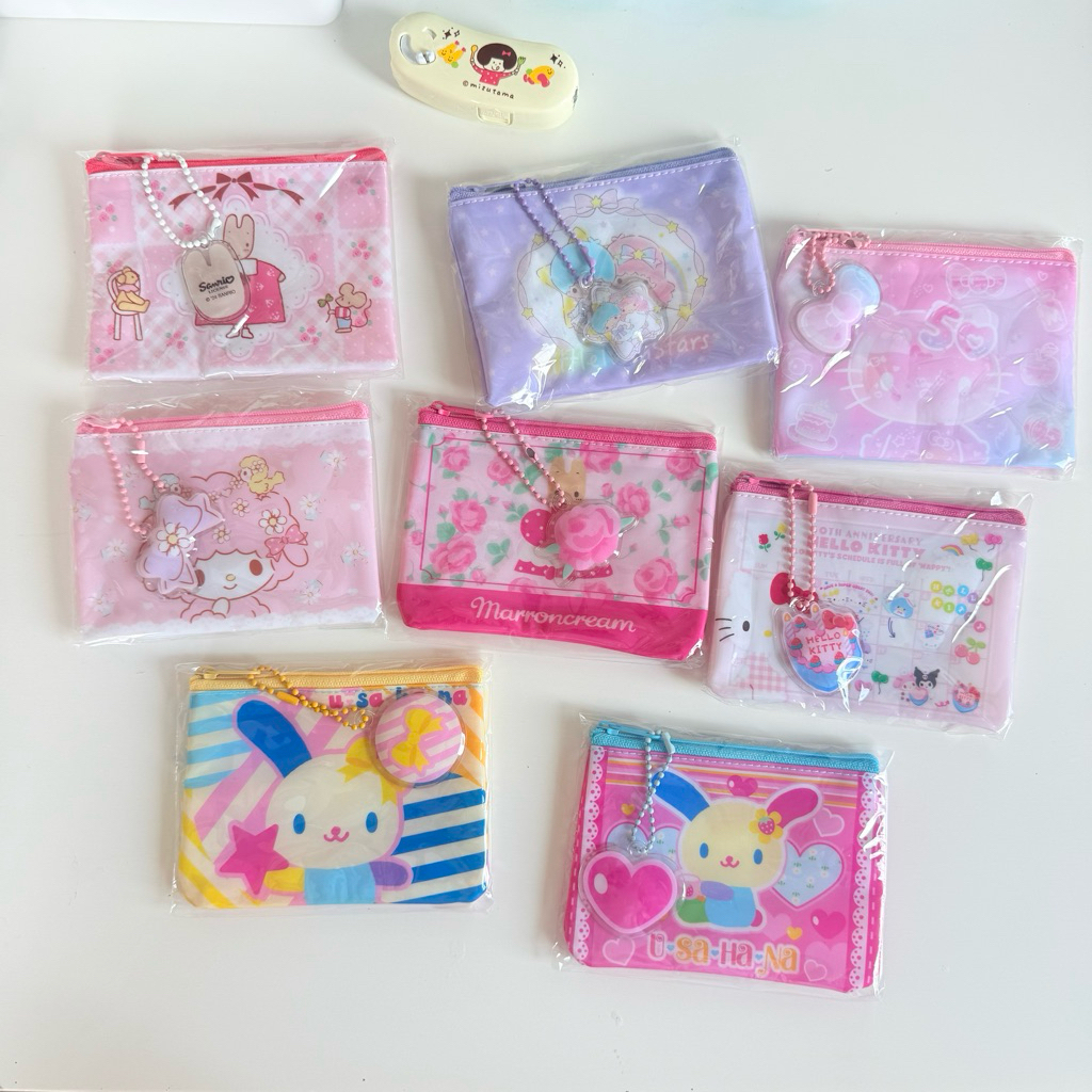 กระเป๋าซองซิปของแท้จากชอป sanrio