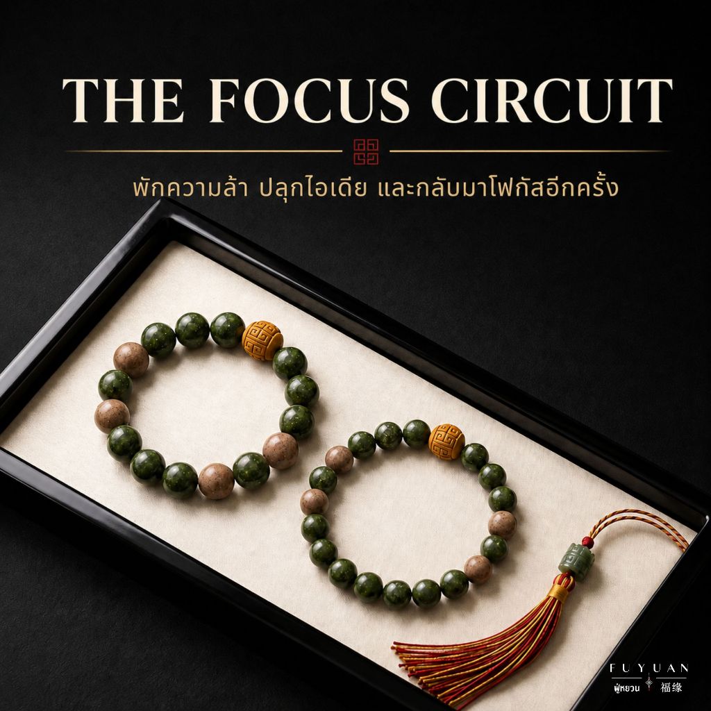 กำไลเครื่องหTHE FOCUS CIRCUIT รวม 3 กลิ่น พักความล้า ปลุกไอเดียสร้างสรรค์ กลับมาโฟกัส Fuyuan
