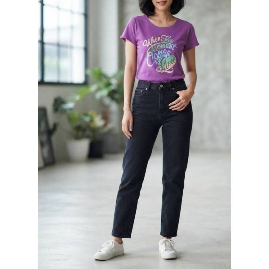 เสื้อยืดเพ้นท์ลาย Hang Ten XL 36/26 ****เปื้อนสีตรงรักแร้