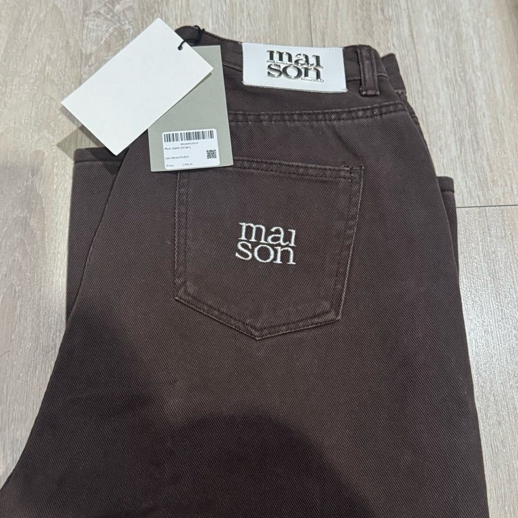 maison KEEPS | Pluto Jeans [Unisex] สีน้ำตาล Size M เอว 29-30“
