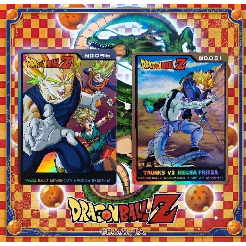 โอเดนย่า การ์ดดราก้อนบอลแซด 98 แบบ (แกะกล่องใส่สลิปทุกใบ/ไม่รวมการ์ด VIP1/8)  Dragon Ball Z Medium C