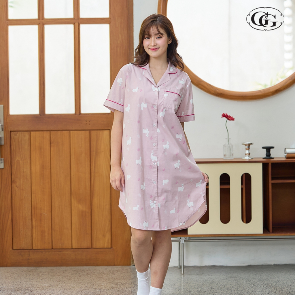 G&G قميص نوم قطن Alpaca — صورة 3