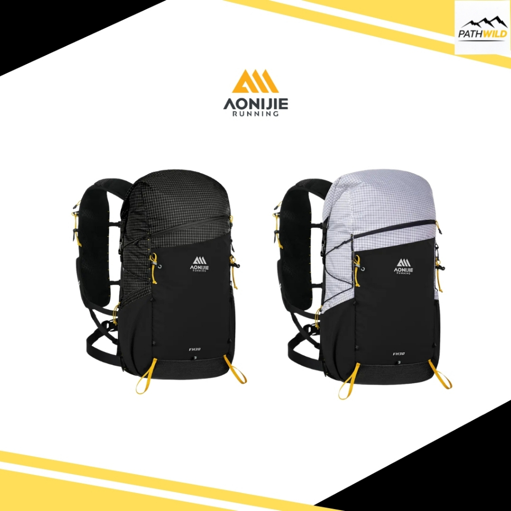 AONIJIE FH2530 Hiking backpack 30L เป้น้ำ สำหรับวิ่งเทรล เดินป่า น้ำหนักเบา แห้งเร็ว ขนาด 30ลิตร