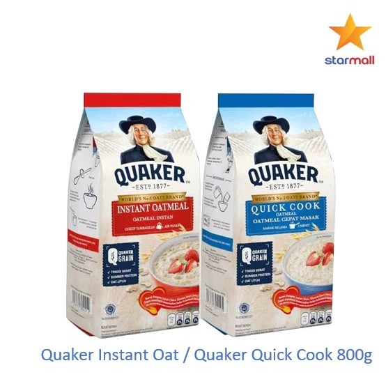 ข้าวโอ๊ต Quaker Instant Oa ขนาด 800 กรัม
