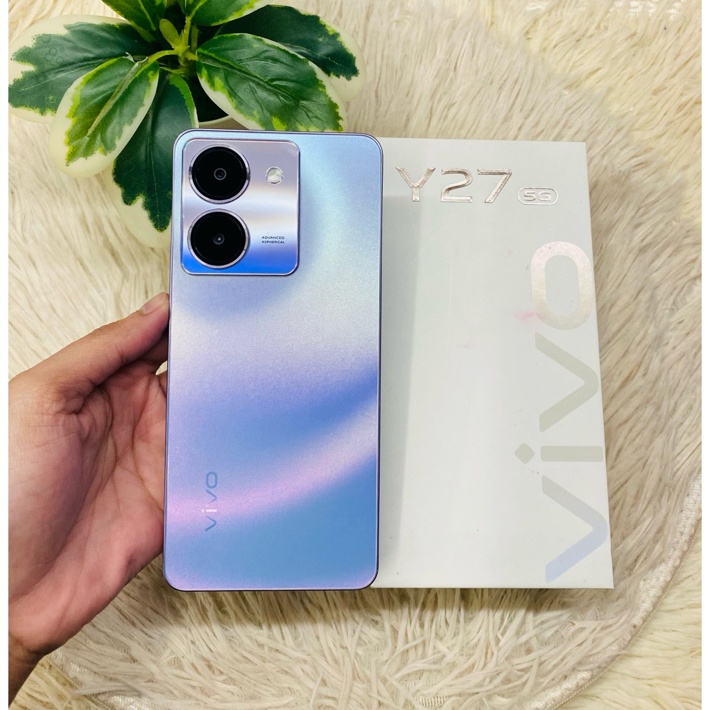 ViVo Y27 5G RAM6GB/ROM128GB เครื่องมือ2สภาพสวยใช้ได้ปกติ สินค้าพร้อมจัดส่ง