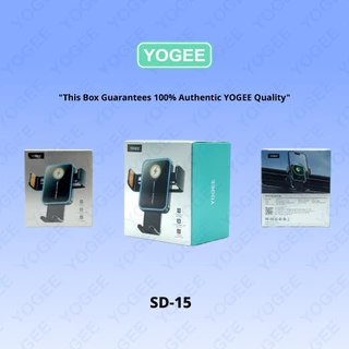 ที่ยึดโทรศัพท์ในรถยนต์ Wireless Charger Fast Charge ที่วางมือถือในรถ หมุนได้ 360° YOGEE YG-SD15
