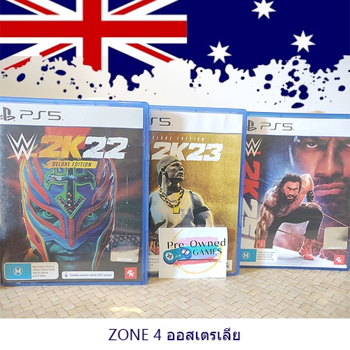 [มือ2สภาพนางฟ้า] WWE2K 22,23,25 [PS5]