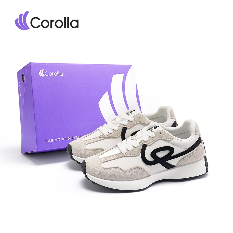 8.9 Corolla Yorin รองเท้าผ้าใบแฟชั่น Unisex Retro สไตล์เกาหลี พื้นหนา นุ่มรองรับเท้า น้ำหนักเบา ใส่สบาย แมทช์ง่าย