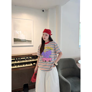 เสื้อยืดป้าย Noting House ผ้านุ่มสุดๆ ยืดหยุ่นได้ดี ยับยากและรีดง่ายมาก ผ้ารุ่นนี้จะนุ่มพิเศษนะคะ