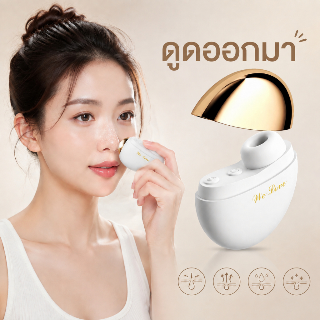 ในสต็อก เครื่องนวดหน้าไอออน นำสารอาหารเข้าผิว ดูดสิวหัวดำ ชาร์จ USB ช่วยฟื้นฟูคอลลาเจน ขนาดเล็กพกพา 