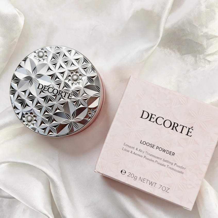 ใหม่เอี่ยม🍊ของเดิม พร้อมส่งDecorte Loose Powder 20g #00 #101 แป้งเบสเมคอัพ เนื้อบางเบา หน้าใส พร้อมพัฟ
